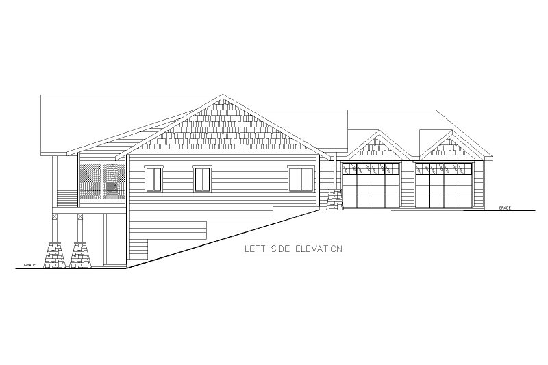 Dream House Plan - Exterior - Other Elevation for Craftsman House Plan #117-1082 - 3 bed, 3.5 bath