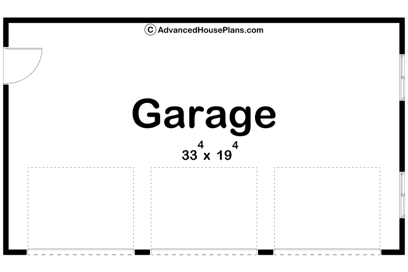 Home Plan - Floor Plan - Main Floor for Traditional House Plan #455-455, 0 bath