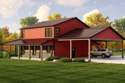 Country Style House Plan - 3 Beds 2.5 Baths 2312 Sq/Ft Plan #1064-230 