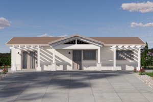 Traditional Exterior - Front Elevation Plan #1106-196