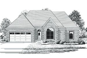 Traditional Exterior - Front Elevation Plan #424-299