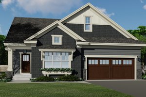 Traditional Exterior - Front Elevation Plan #51-1204