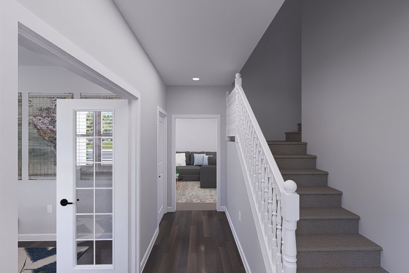 Home Plan - Interior - Entry for Farmhouse House Plan #1060-360 - 4 bed, 2.5 bath