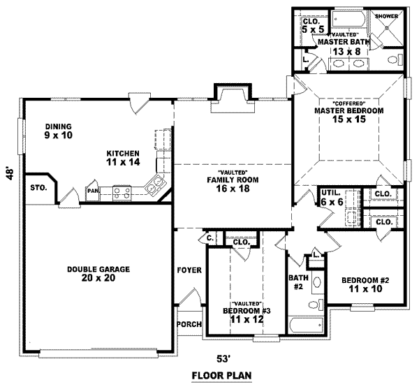 European Floor Plan - Main Floor Plan #81-767