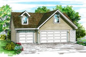 Traditional Exterior - Front Elevation Plan #47-512