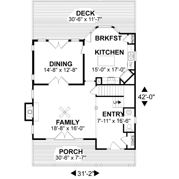Victorian Floor Plan - Main Floor Plan #56-150