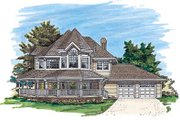 Victorian Style House Plan - 4 Beds 2.5 Baths 2459 Sq/Ft Plan #47-292 