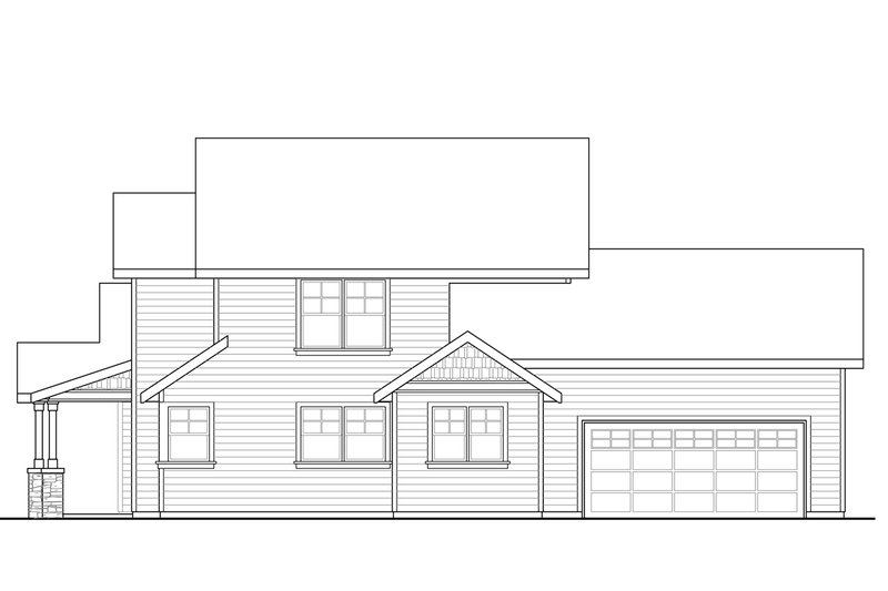Home Plan - Exterior - Other Elevation 1 for Country House Plan #124-1022 - 3 bed, 2.5 bath