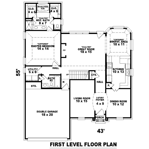 European Floor Plan - Main Floor Plan #81-13668