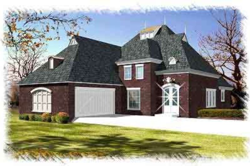 House Design - European Exterior - Front Elevation Plan #15-285