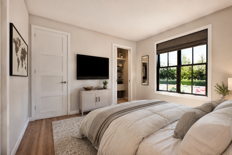 Home Plan - Interior - Bedroom for Farmhouse House Plan #48-1230 - 1 bed, 1 bath