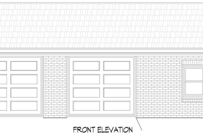 Home Plan - Exterior - Front Elevation 3 for Country House Plan #932-1271, 1 bath