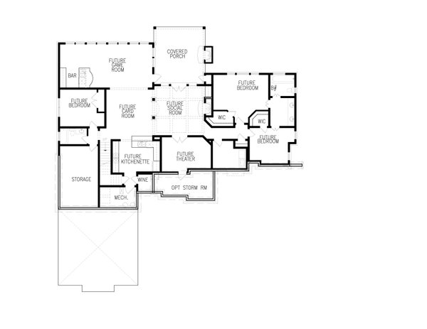 Traditional Floor Plan - Other Floor Plan #54-422
