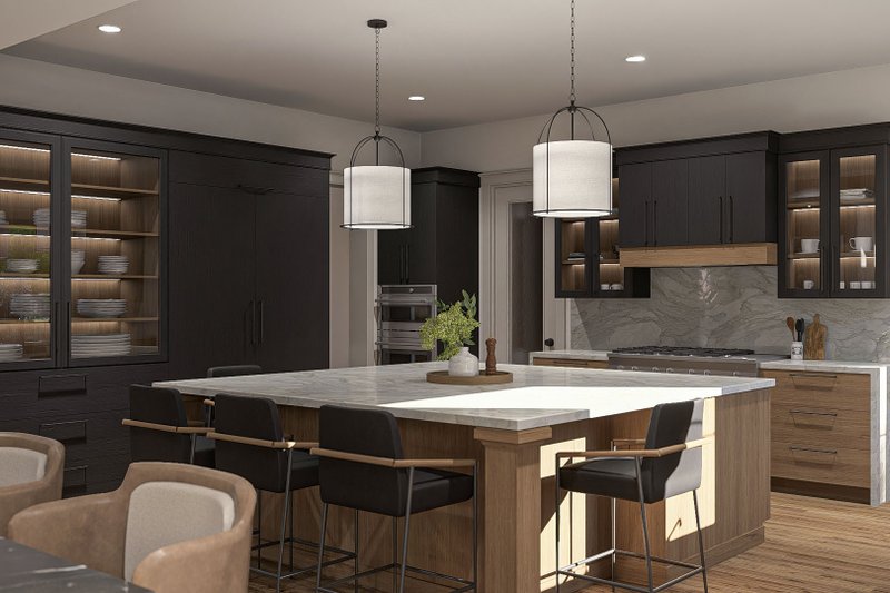Architectural House Design - Interior - Kitchen 1 for Cottage House Plan #455-675 - 4 bed, 3.5 bath