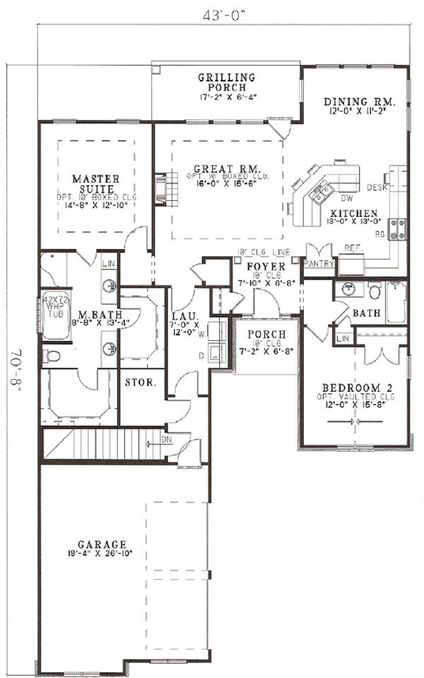House Plan Design - European Floor Plan - Other Floor Plan #17-1142