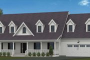 Country Style House Plan - 4 Beds 2.5 Baths 2227 Sq/Ft Plan #72-1052 