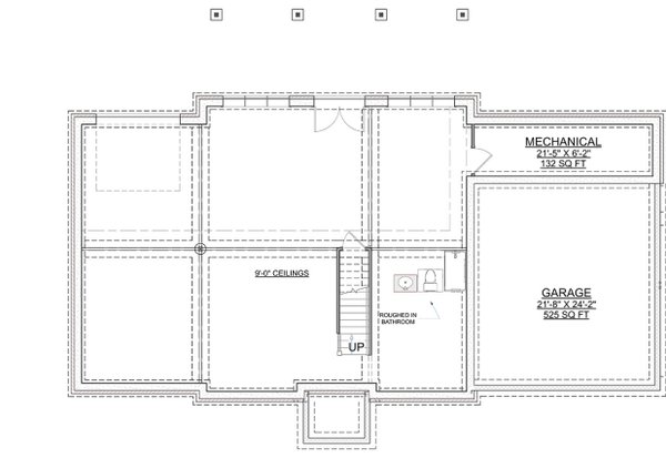 House Plan Design - Floor Plan - Lower Floor for Contemporary House Plan #1116-58 - 4 bed, 3.5 bath