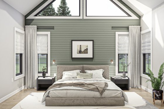 Interior - Master Bedroom for Modern House Plan #455-526 - 3 bed, 2 bath