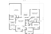 Traditional Style House Plan - 3 Beds 2 Baths 1499 Sq/Ft Plan #17-2125 
