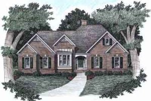 Traditional Exterior - Front Elevation Plan #129-126