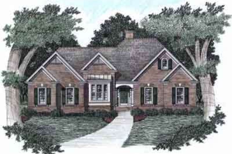 Traditional Style House Plan - 3 Beds 2.5 Baths 2067 Sq/Ft Plan #129-126