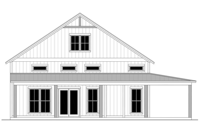 Home Plan - Exterior - Other Elevation for Barndominium House Plan #430-333 - 3 bed, 2.5 bath