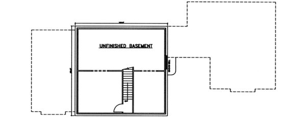 Southern Floor Plan - Lower Floor Plan #117-236