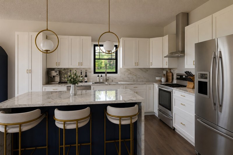 Architectural House Design - Interior - Kitchen 1 for Country House Plan #1064-475 - 3 bed, 2 bath