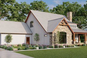 Exterior - Front Elevation 3 for Country House Plan #923-299 - 3 bed, 2.5 bath