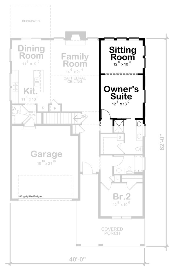 Traditional Floor Plan - Other Floor Plan #20-2592