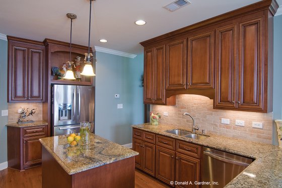 Interior - Kitchen 1 for Ranch House Plan #929-995 - 2 bed, 2 bath