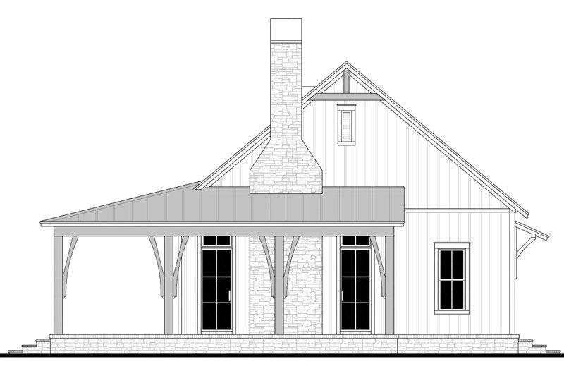Dream House Plan - Exterior - Other Elevation 1 for Barndominium House Plan #430-355 - 3 bed, 2.5 bath
