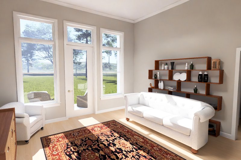 Dream House Plan - Interior - Family Room 1 for Modern House Plan #513-2477 - 3 bed, 3 bath