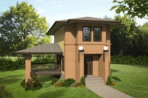 Contemporary Exterior - Front Elevation Plan #932-134