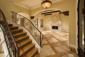 Interior - Family Room for Mediterranean House Plan #135-166 - 4 bed, 3.5 bath