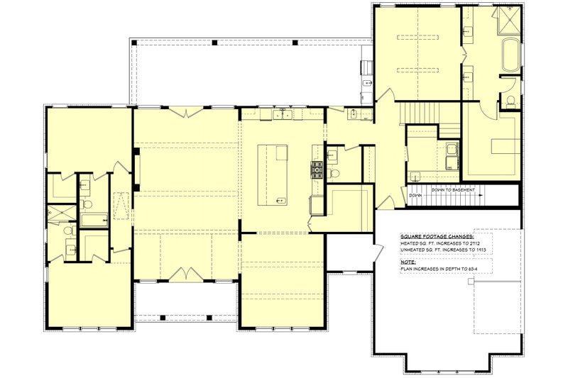 Dream House Plan - Floor Plan - Other Floor for Farmhouse House Plan #430-436 - 3 bed, 2 bath