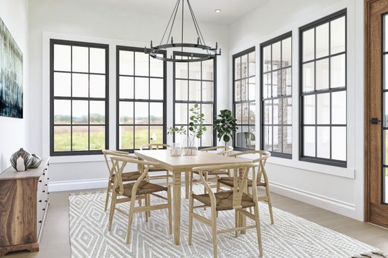 Interior - Dining Room 2 for European House Plan #54-696 - 5 bed, 5 bath