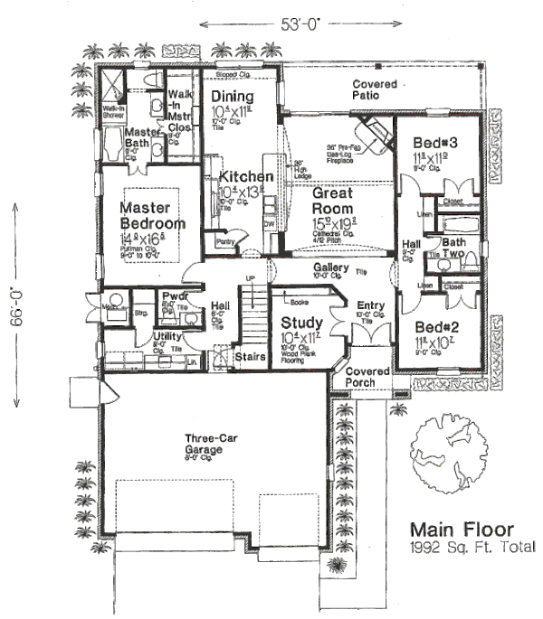European Floor Plan - Main Floor Plan #310-665