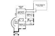 European Style House Plan - 4 Beds 3 Baths 2939 Sq/Ft Plan #84-463 