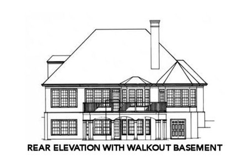 Home Plan - Exterior - Other Elevation for Traditional House Plan #429-23 - 3 bed, 3.5 bath
