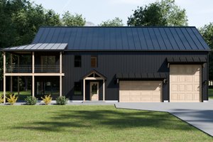 Dream House Plan - Exterior - Front Elevation for Barndominium House Plan #1089-38 - 3 bed, 2.5 bath