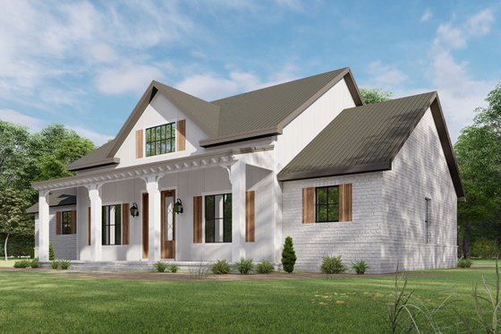 Exterior - Other Elevation for Farmhouse House Plan #1092-72 - 3 bed, 3.5 bath