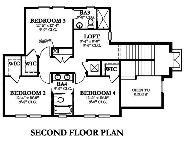 Home Plan - Mediterranean Floor Plan - Upper Floor Plan #1058-147