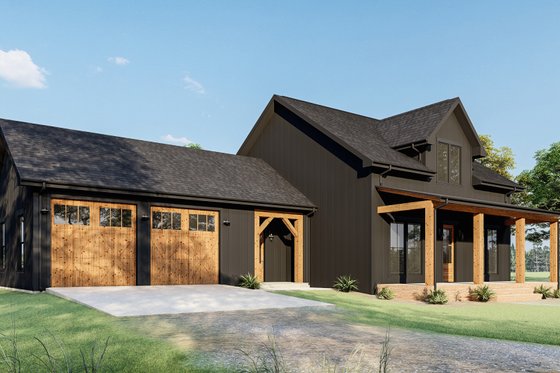 Exterior - Other Elevation 5 for Farmhouse House Plan #1092-66 - 2 bed, 2 bath