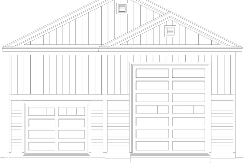 Dream House Plan - Exterior - Front Elevation 3 for Craftsman House Plan #932-996, 0 bath