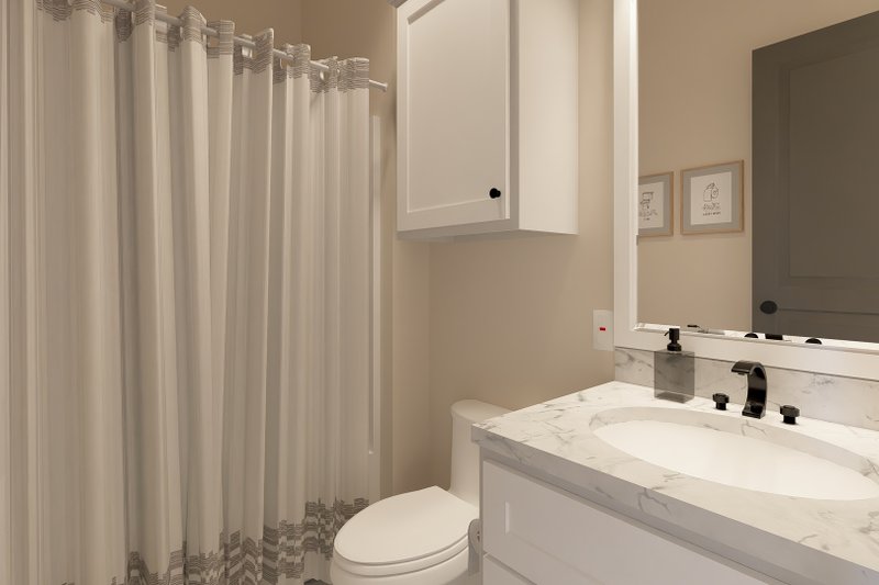 Dream House Plan - Interior - Bathroom for Farmhouse House Plan #44-262 - 2 bed, 2 bath