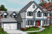 Colonial Style House Plan - 3 Beds 2.5 Baths 2187 Sq/Ft Plan #97-224 