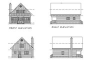 Cabin Style House Plan - 3 Beds 2 Baths 1286 Sq/Ft Plan #47-111 