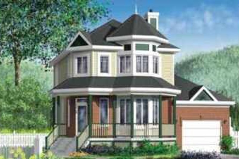 Dream House Plan - Traditional Exterior - Front Elevation Plan #25-274