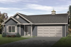 Traditional Exterior - Front Elevation Plan #22-416